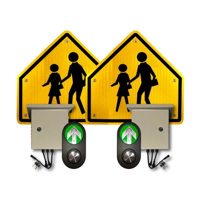Sistem Lintasan Sekolah Berkelip Dipimpin